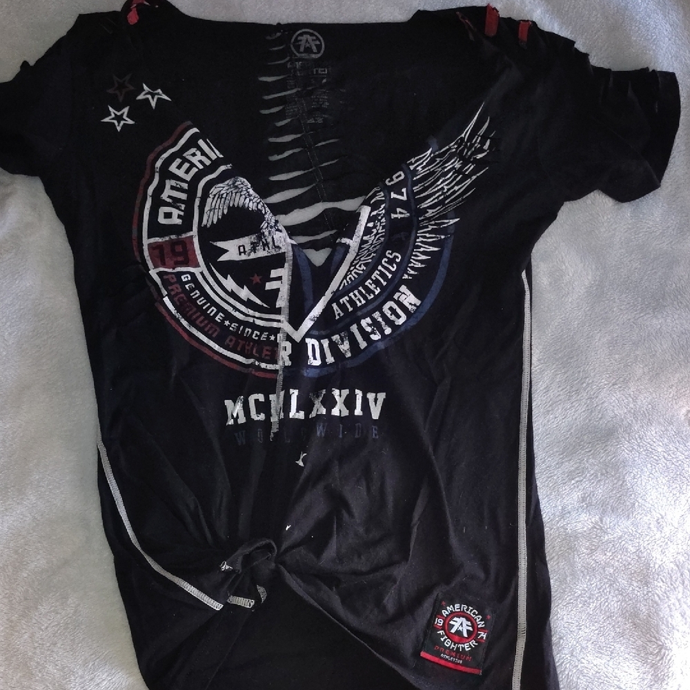 American Fighter Black Graphic T-Shirt